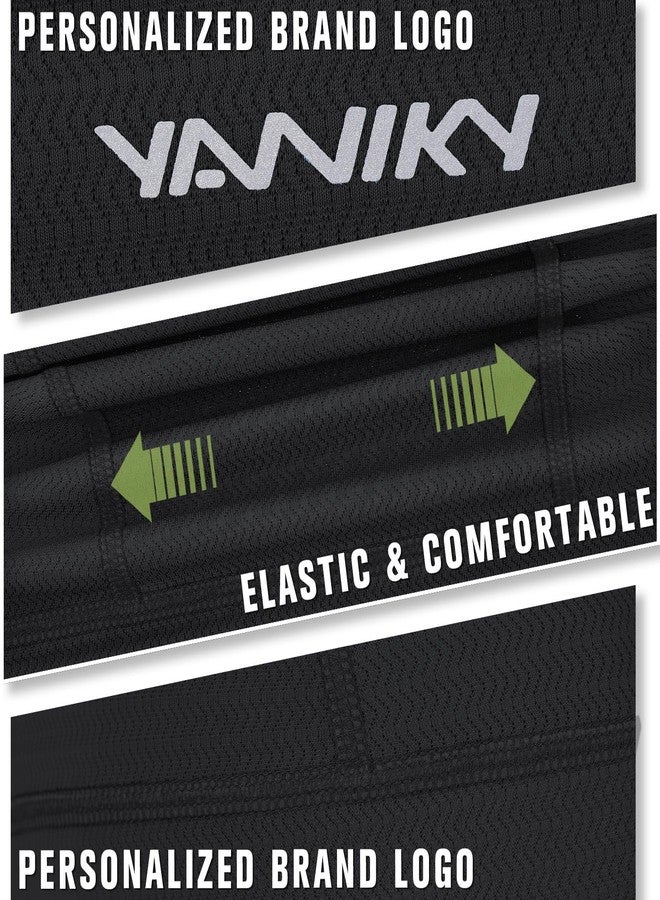 YANIKY Skull Cap - Helmet Liners for Men - Skull Caps for Women - Soft Elastic Cycling Cap Motorcycle Hard Hat Liner Football Wicking Cap Bicycle Running Beanie (Black) - Image 5